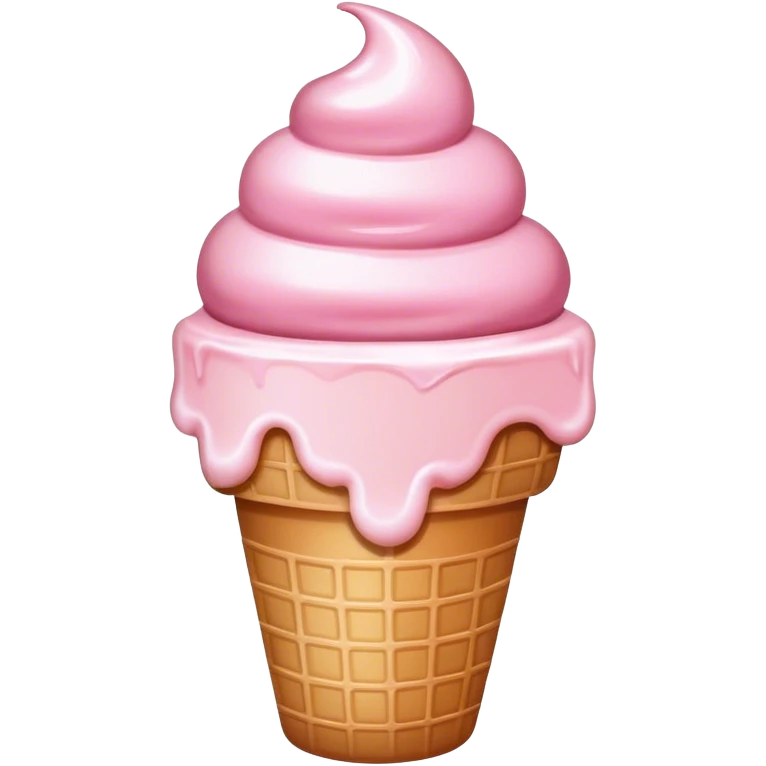 pink ice cream cup emoji