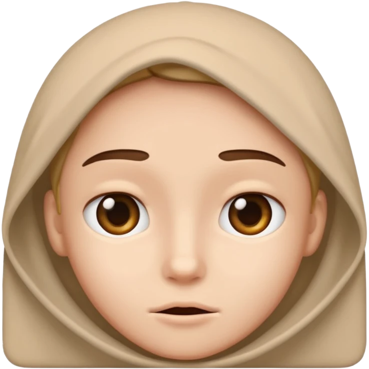 Persona con un secreto emoji