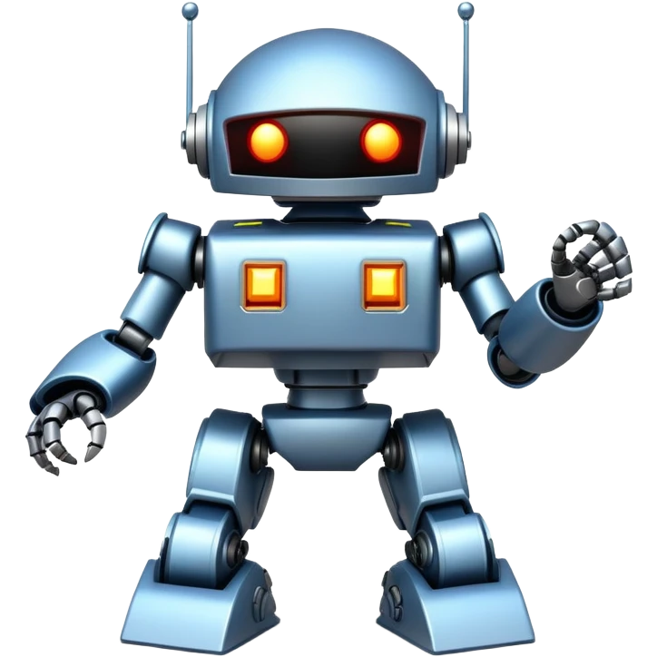 robot fighting space invaders emoji