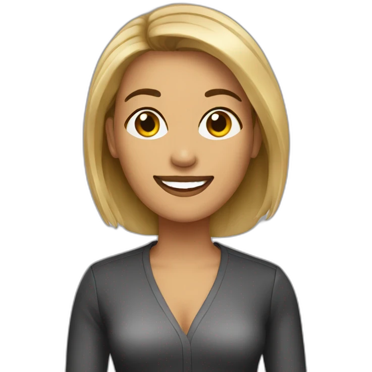 female radio presenter emoji