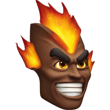 Sparky the sun devil  emoji