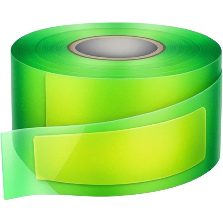 emoji of warm light green tape emoji