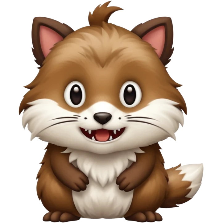 Chospin-Mnccino-Firret-Chomper-Fakémon-creature  emoji