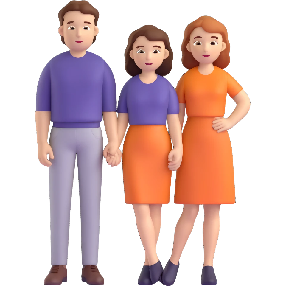 wedding couple with white man with dark brown hair and white woman with light ginger hair emoji