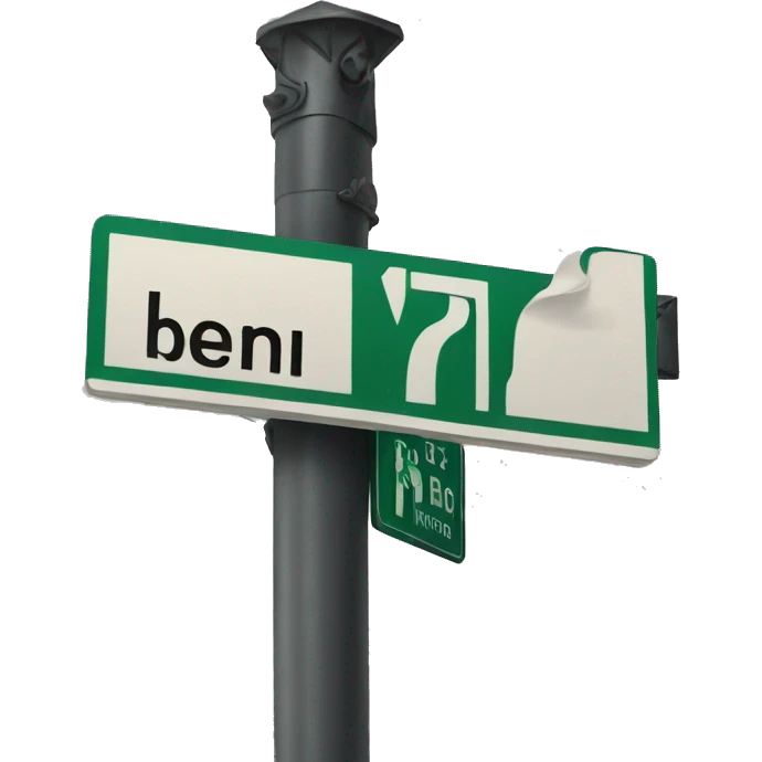 street sign emoji