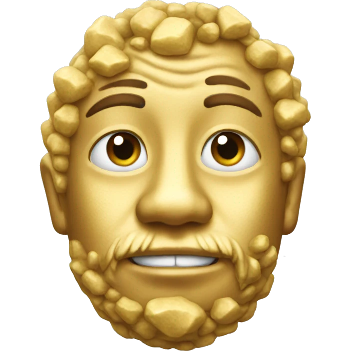 Golden nugget emoji