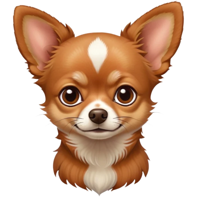Red sable chihuahua  emoji