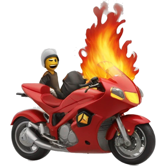 Cuore di fuoco che ride emoji