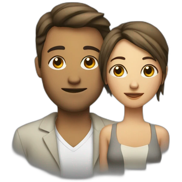 Homme sur une femme emoji