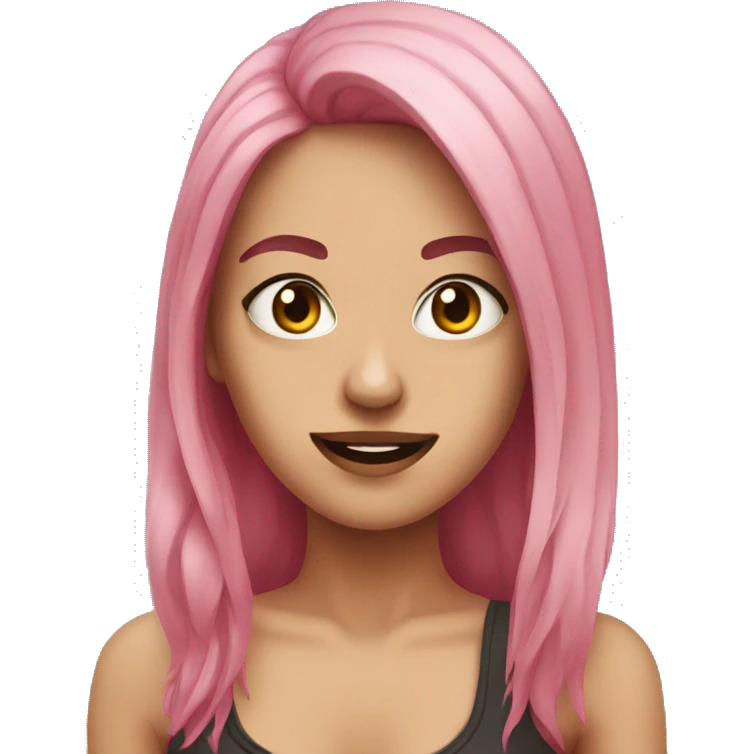 Hell rosa Herz emoji