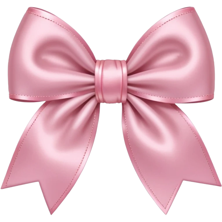 бантик нежно-розовый emoji