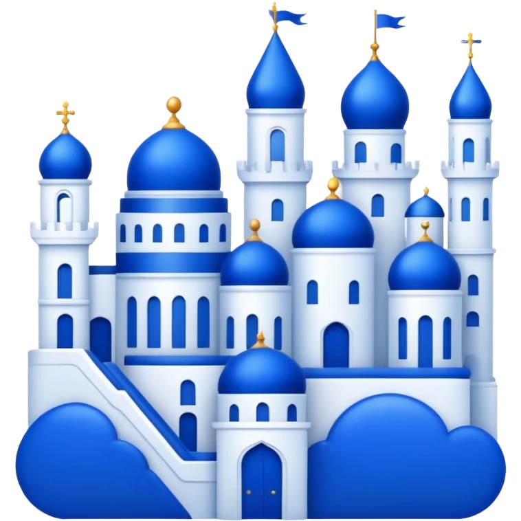 Royal Blue Aesthetic Scenery Deco emoji