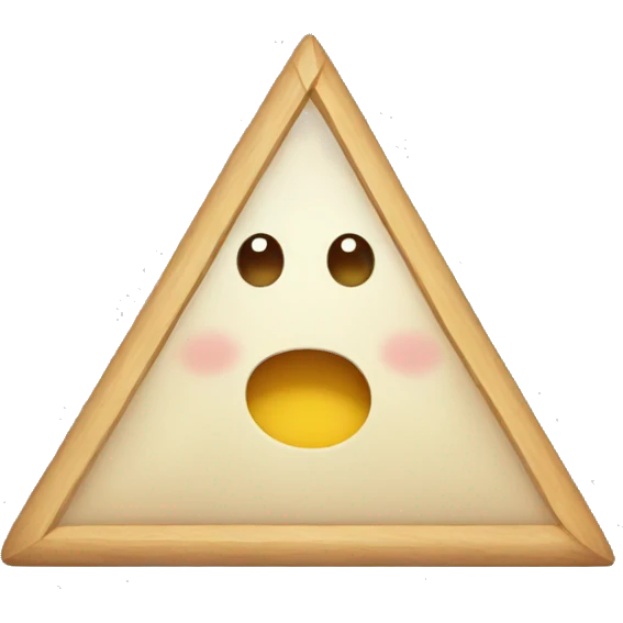 triangle happy emoji emoji