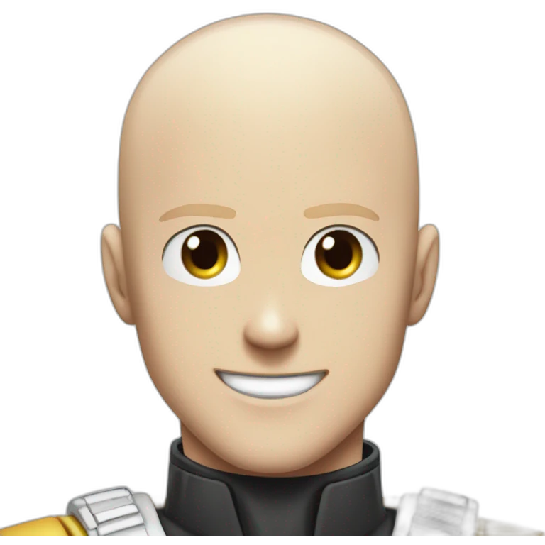 one punch man superhero smiling emoji