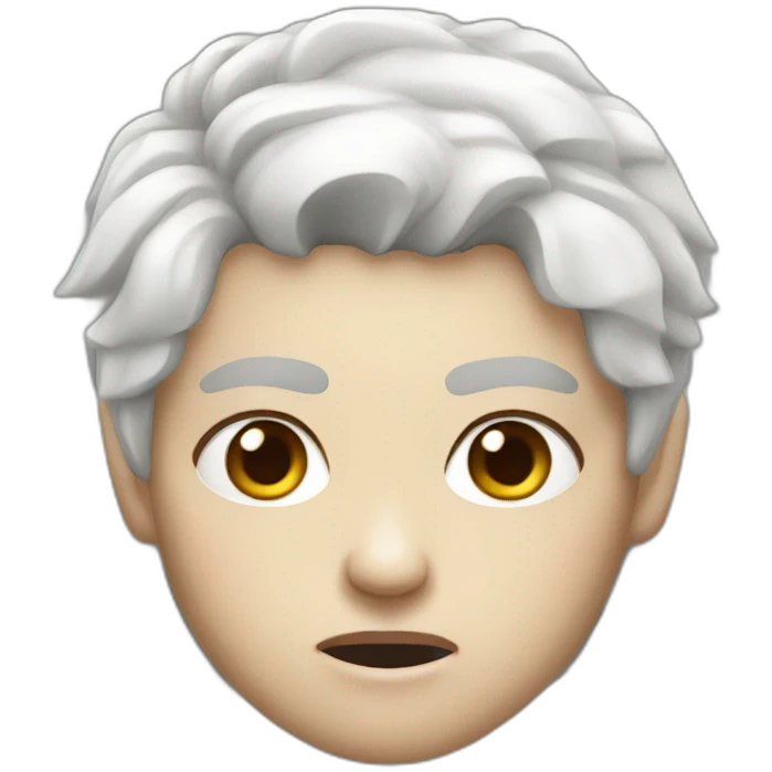 Angry white man chinese girl emoji