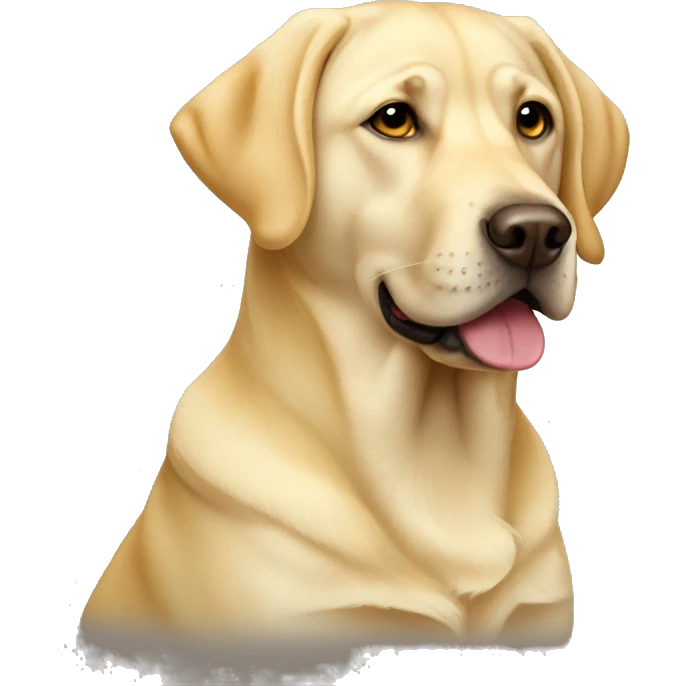 Yellow Labrador emoji