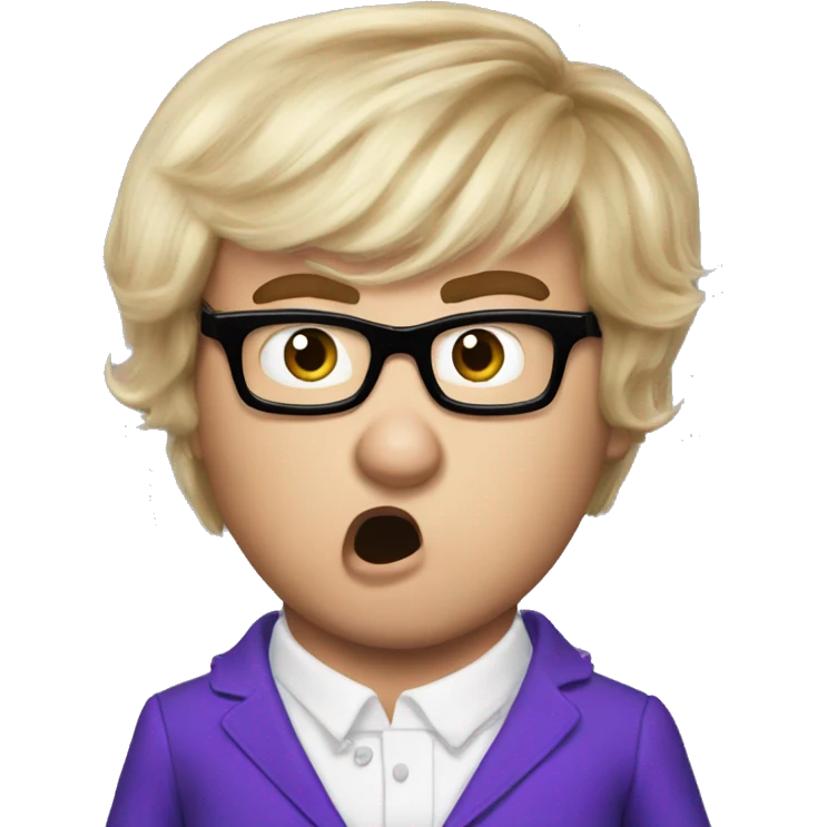 Surprised Austin Powers emoji