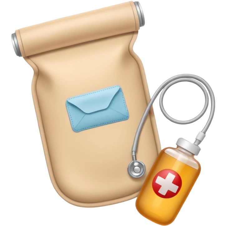 hautschutzring neben einem stomabeutel emoji