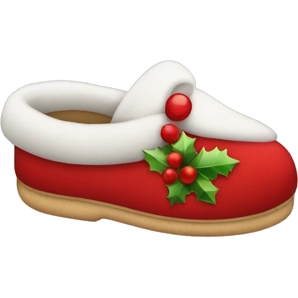 christmas slippers emoji