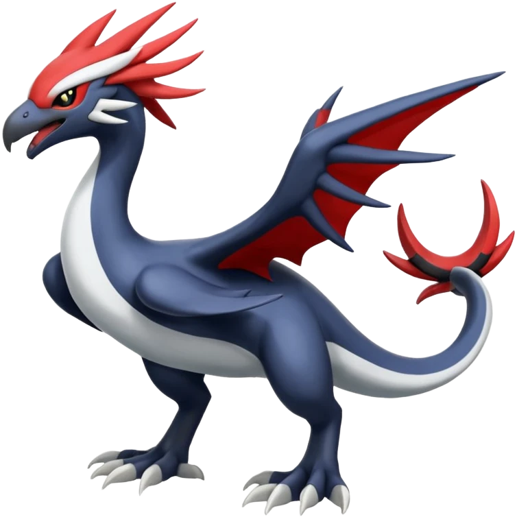 Yveltal-Lugia-Silvally-Fakémon-hybrid-creature (full body)  emoji