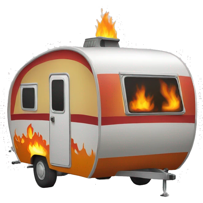 Caravan fire emoji