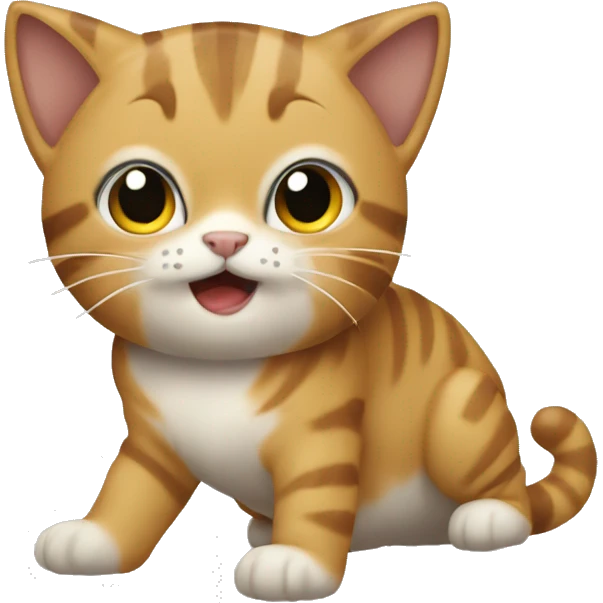 Gatito jugando emoji