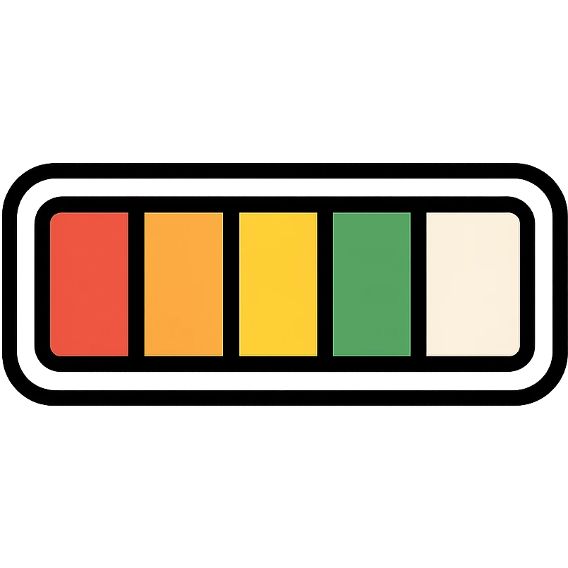 progress bar icon with color and black outlines emoji