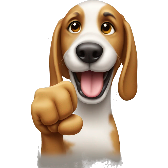 Thumps up dog  emoji