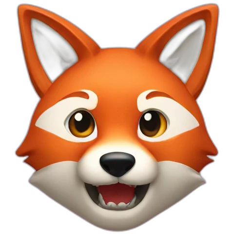 fox glitch emoji