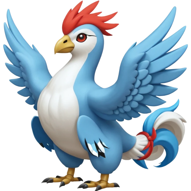 Coalossal-Altaria-Chatot-Blaziken-Pokémon, full body emoji