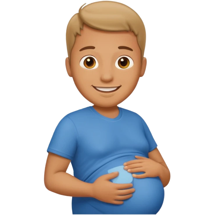 male pregnant emoji