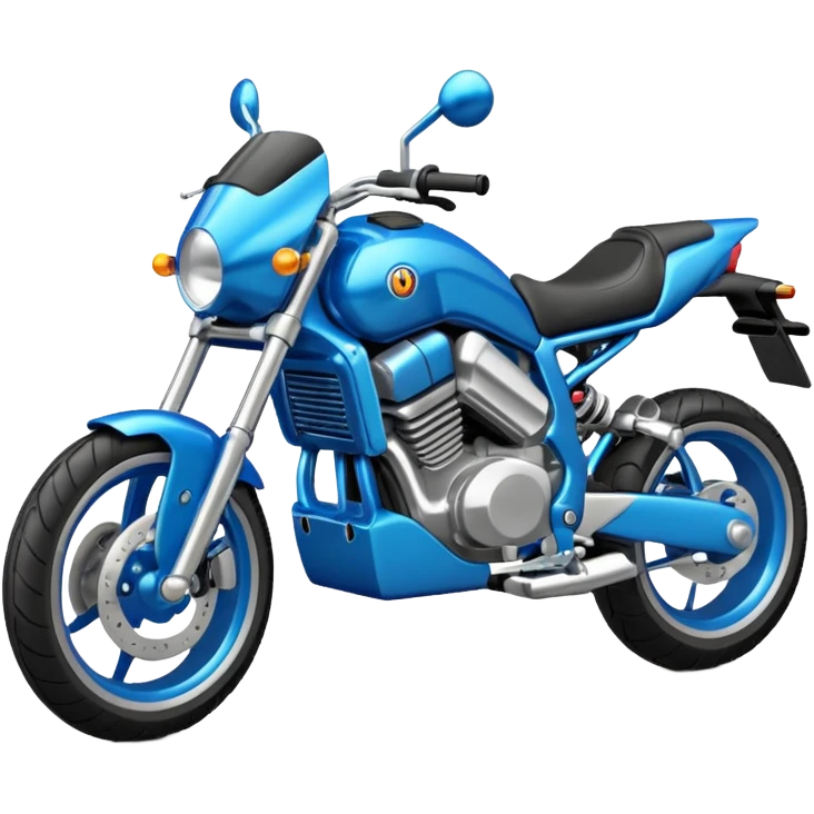 Moto SBR azul emoji