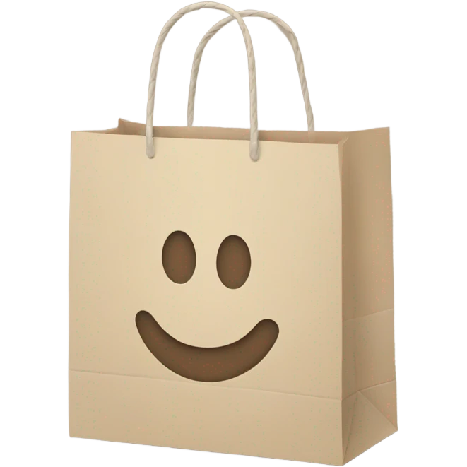 Shopping bag emoji