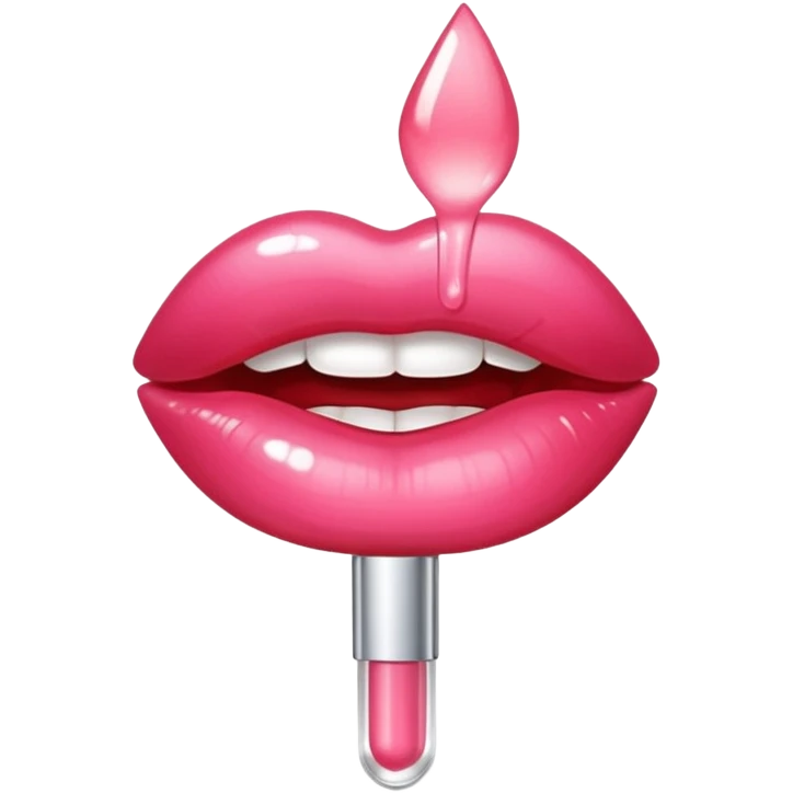 Gloss De maquiagem  emoji