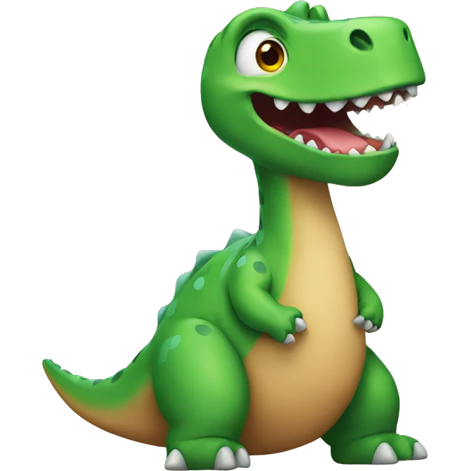 Happy dinosaur   emoji