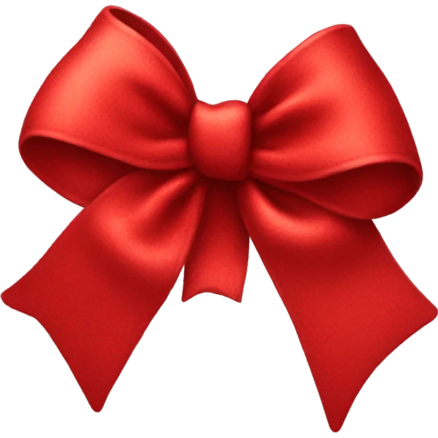 Red bow emoji