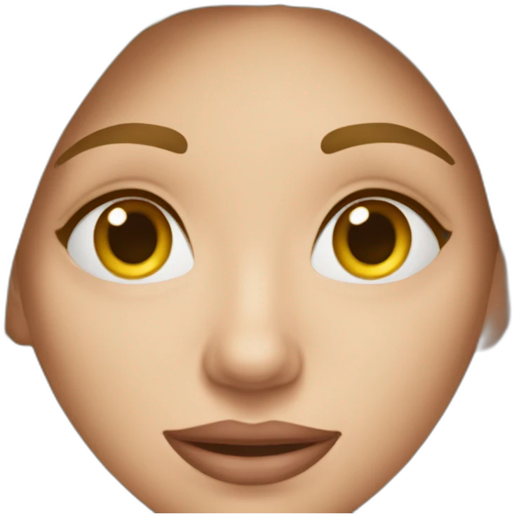 Une femme qui mue. Elle sort de sa peau pour renaître métaphoriquement. emoji