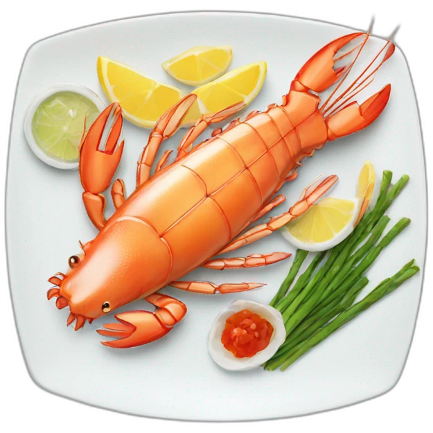 seafood plate emoji