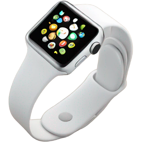apple watch on the hand emoji