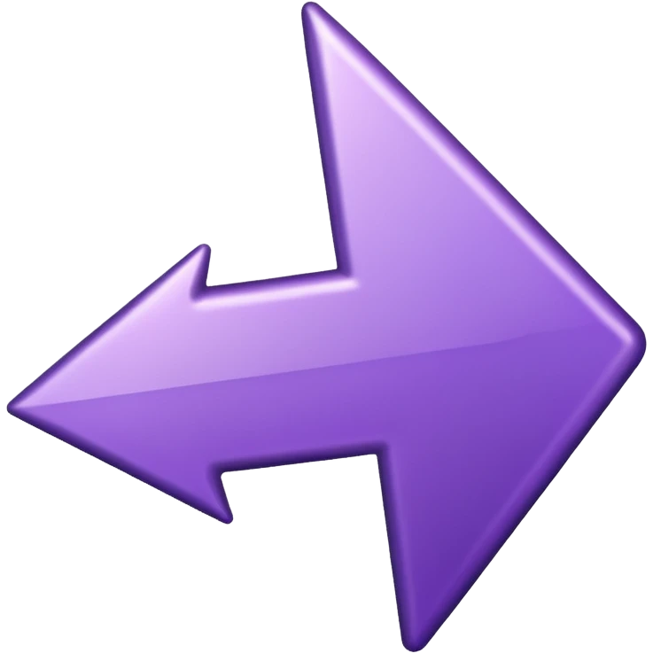 seta para direita roxa emoji