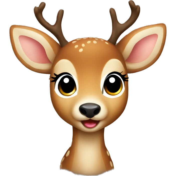 Baby Christmas deer emoji