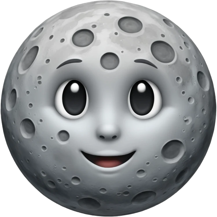 Real moon emoji