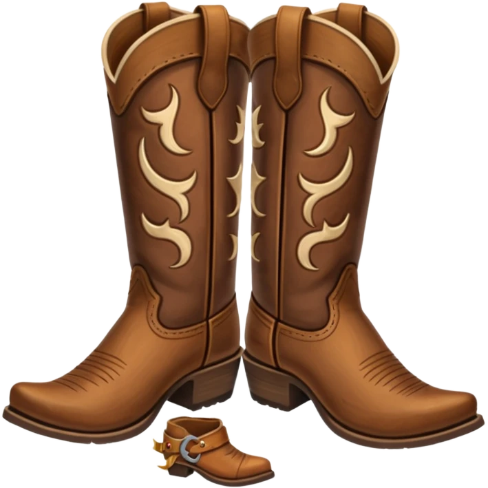 pair of cowboy boots emoji