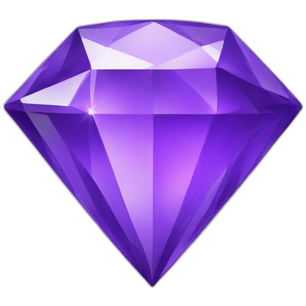 Diamant violet emoji