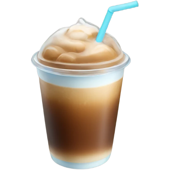 Iced coffee emoji