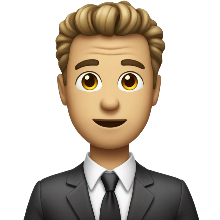 A formal emoji , doing stop sign emoji