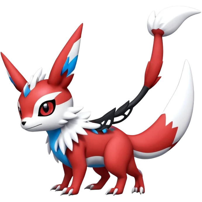  Cute Guilmon-Latias-Umbreon-Fakémon-hybrid-creature (full body)  emoji