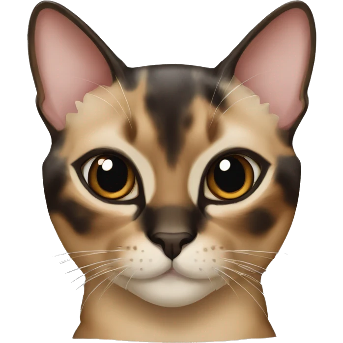 tortoiseshell siamese cat  emoji