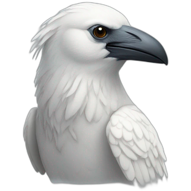 white raven emoji