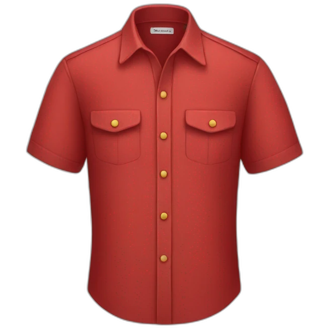 red shirt emoji